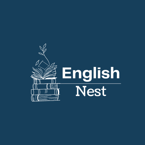 blue white book store logo
